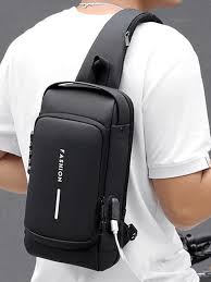 Bolso Anti Robo De Cuero Con Usb